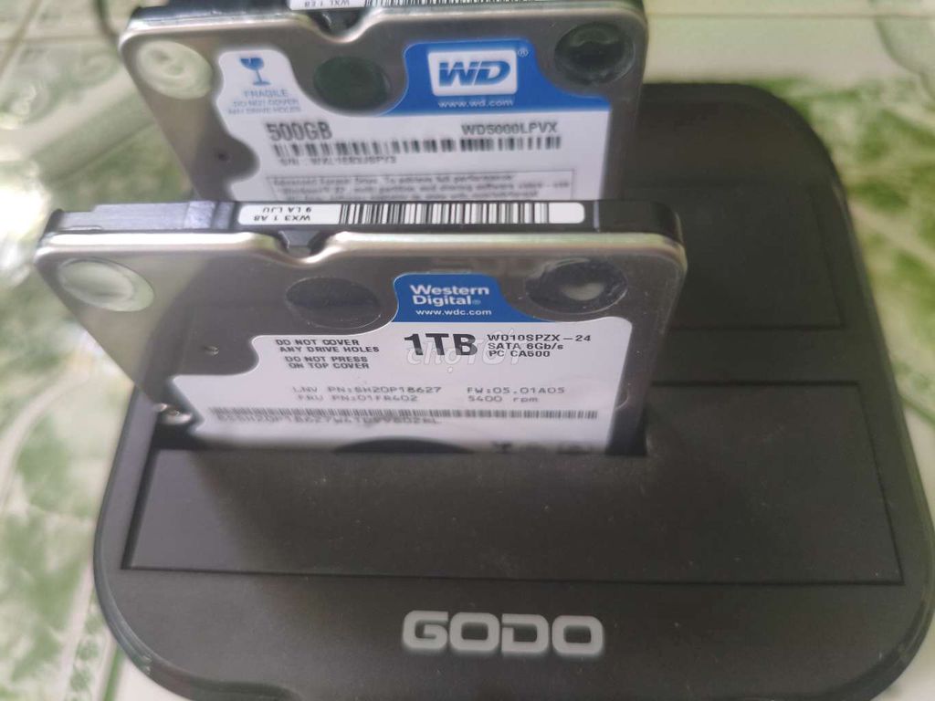 Ổ cứng HDD Western Digital 500GB Đã sử dụng. Mua bán Linh kiện (RAM, Card...) tại Thành phố Bến Tre Bến Tre được đăng bởi Bình hình 1