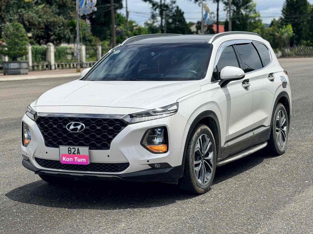 Hyundai SantaFE 2021, полностью бензиновый, 2-осный, белый