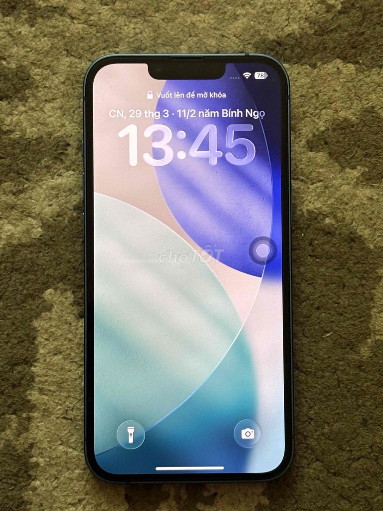 iPhone 13 Blue 99% - Pin 96%. Mua bán Điện thoại tại Quận Ba Đình Hà Nội được đăng bởi Minh Quang hình 1
