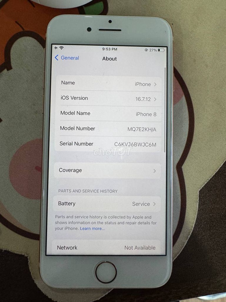 Apple iPhone 8 256GB Vàng hồng 98%. Mua bán Điện thoại tại Quận Nam Từ Liêm Hà Nội được đăng bởi khuất duy phương hình 1