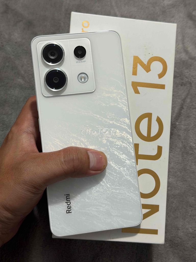 Xiaomi Redmi Note 13 Pro 5G 128GB Trắng zin áp. Mua bán Điện thoại tại Thành phố Vĩnh Long Vĩnh Long được đăng bởi Duy Kha MOBILE hình 1