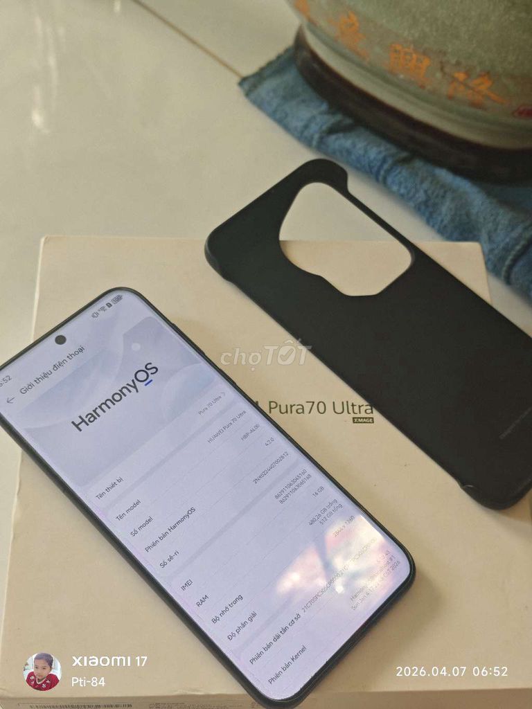 Huawei Pura 70 Ultra 512GB Đen. Mua bán Điện thoại tại Huyện Long Hồ Vĩnh Long được đăng bởi ptiteck hình 1
