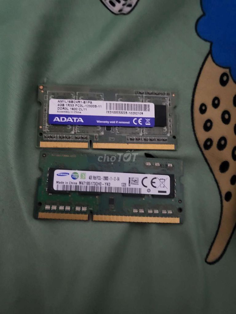 RAM ADATA Samsung 4GB DDR3L. Mua bán Linh kiện (RAM, Card...) tại Huyện Bình Chánh Tp Hồ Chí Minh được đăng bởi Trương Đình Phú hình 1