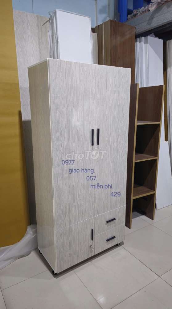 Tủ quần áo nhựa đài loan.85cm.kk00