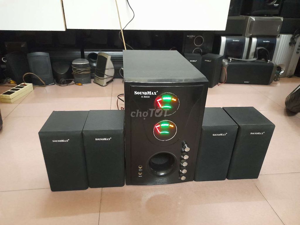 Loa vi tính 4.1 soundmax A 8800 đen. Mua bán Tivi, Âm thanh tại Quận Tân Phú Tp Hồ Chí Minh được đăng bởi Vũ Tân Phú 2 hình 1