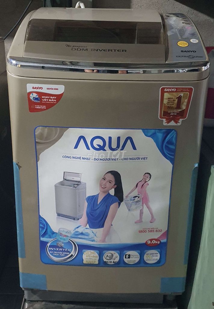 Bán Máy giặt AQua 9kg, nhà đang giặt bình thường. Mua bán Máy giặt tại Quận 8 Tp Hồ Chí Minh được đăng bởi Mr T hình 1