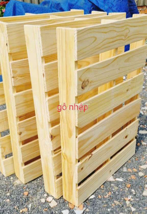 Giường pallet Gỗ thông Vàng gỗ 10cm. Mua bán Giường, chăn ga gối nệm tại Quận 12 Tp Hồ Chí Minh được đăng bởi dangpham hình 1