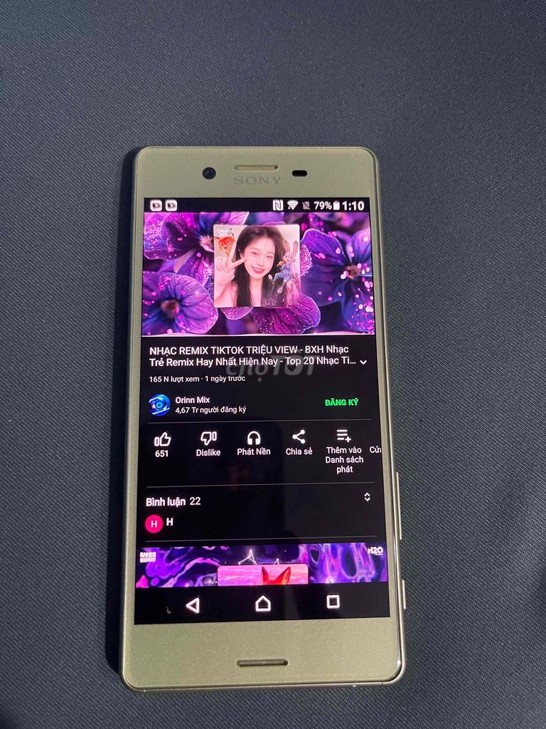 Sony Xperia X Vàng nhạt. Mua bán Điện thoại tại Huyện Cầu Ngang Trà Vinh được đăng bởi luân hình 1