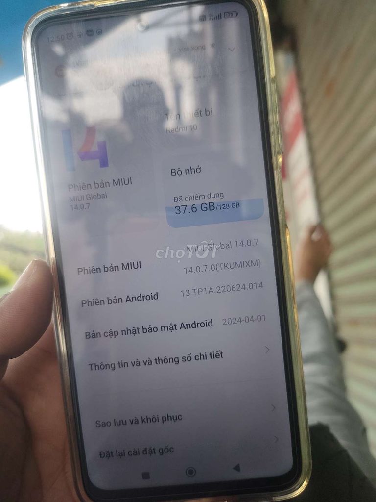 Xiaomi Redmi 10 128GB Bạc. Mua bán Điện thoại tại Quận 8 Tp Hồ Chí Minh được đăng bởi Minhhong Trinh hình 1