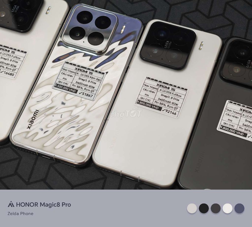 Xiaomi 15 256GB Bạc SnapD. 8 Elite. Mua bán Điện thoại tại Quận Ninh Kiều Cần Thơ được đăng bởi Zelda Phone hình 1