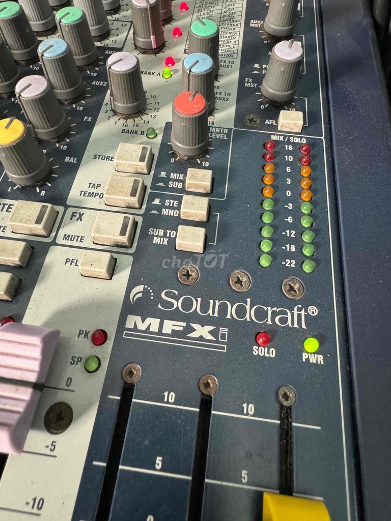 mixer soundcraft MFXi 12/16 chính hàng