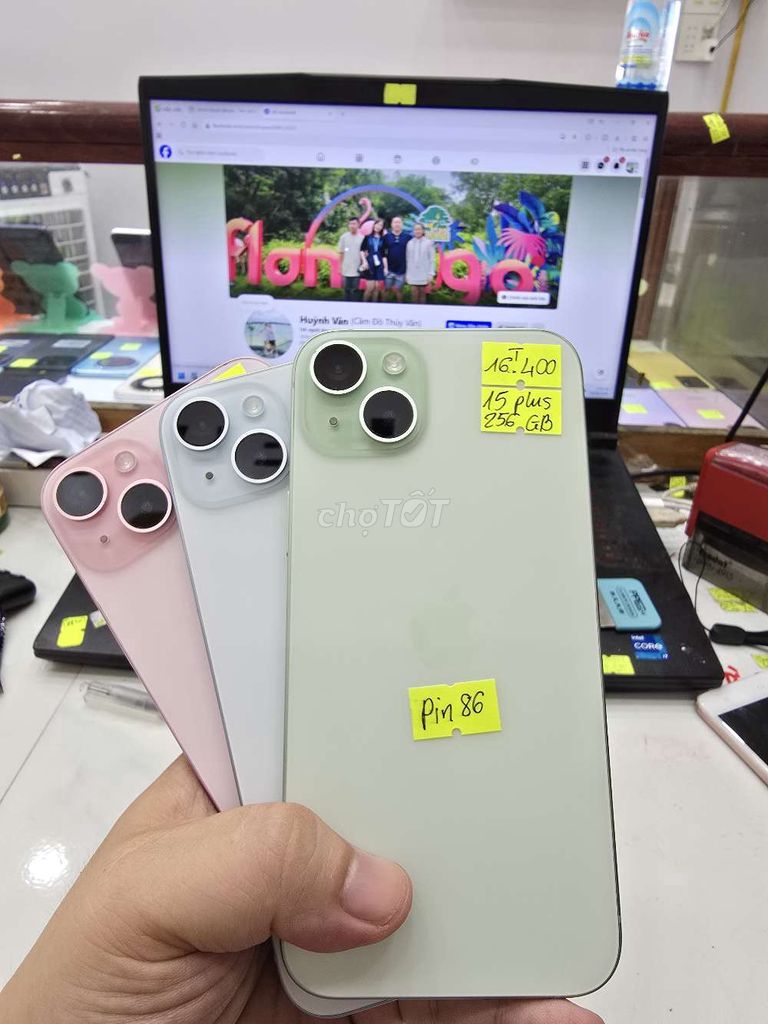 iPhone 15 Plus 256GB Hồng Quốc tế. Mua bán Điện thoại tại Thành phố Long Xuyên An Giang được đăng bởi Facebook Cầm Đồ Thúy Vân hình 1