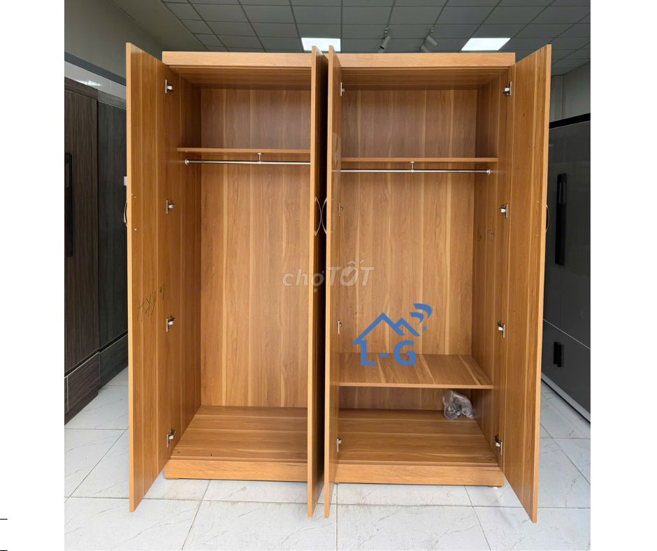 tủ quần áo gỗ mdf/ tủ gỗ/ tủ quần áo/tủ gỗ/tủ mdf. Mua bán Tủ, kệ gia đình tại Quận 8 Tp Hồ Chí Minh được đăng bởi NỘI THẤT LÂM GIA PHÁT  hình 1