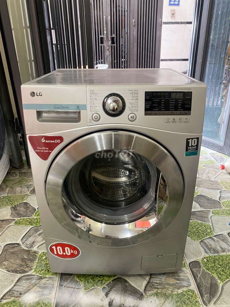 Máy giặt LG cửa trước 10kg DirectDrive Bạc. Mua bán Máy giặt tại Quận Hà Đông Hà Nội được đăng bởi tuấn anh hình 1
