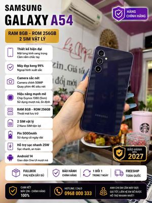 Samsung Galaxy A54 5G 256GB Đen