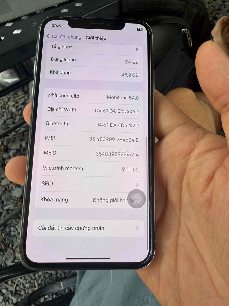 Apple iPhone X 64GB Trắng Đã qua sử dụng. Mua bán Điện thoại tại Quận Phú Nhuận Tp Hồ Chí Minh được đăng bởi Thanh nam hình 1