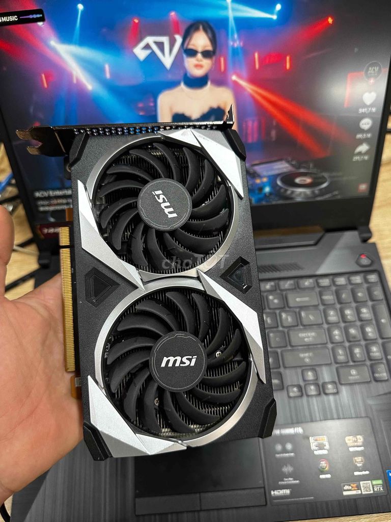 Card đồ họa MSI RX 6500 XT 4GB GDDR6. Mua bán Linh kiện (RAM, Card...) tại Thành phố Bến Tre Bến Tre được đăng bởi bình hình 1