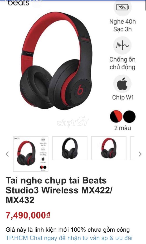 Tai nghe Đỏ đen một bộ. Mua bán Tivi, Âm thanh tại Quận Bình Tân Tp Hồ Chí Minh được đăng bởi Le Hung hình 1