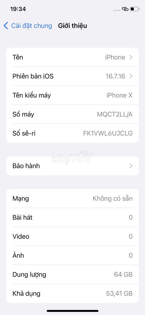 Apple iPhone X 64GB Trắng Nguyên zin, vỡ kính. Mua bán Điện thoại tại Thành phố Thủ Đức Tp Hồ Chí Minh được đăng bởi Sa lam Bá hình 1