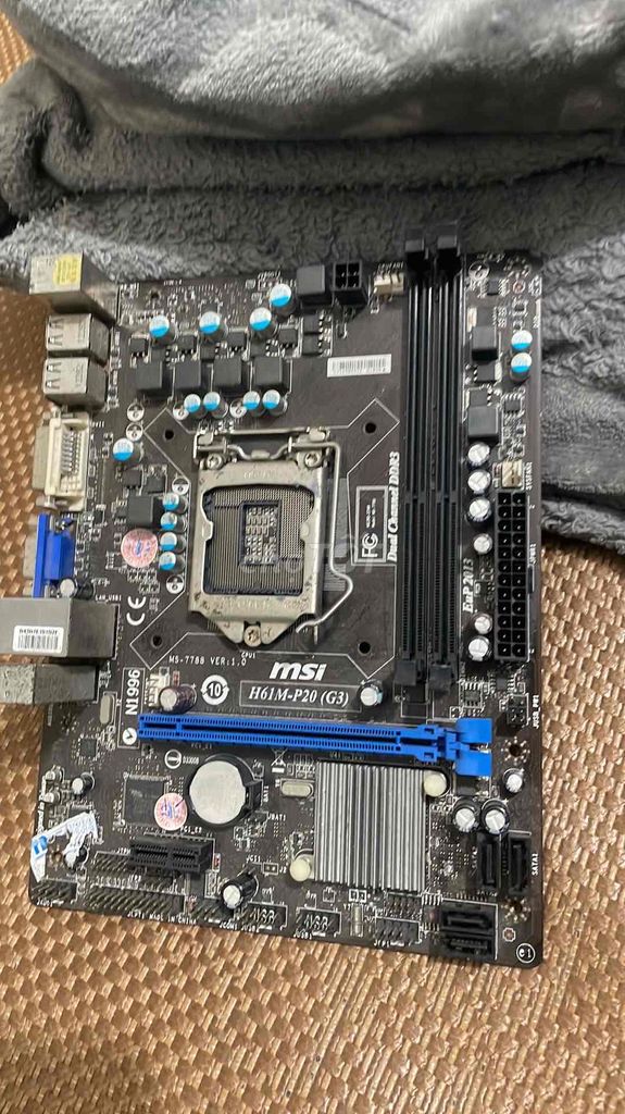 Bo mạch chủ MSI H61M-P20 (G3) Hỏng 1 khe RAM. Mua bán Linh kiện (RAM, Card...) tại Thành phố Vĩnh Yên Vĩnh Phúc được đăng bởi Huy hoang hình 1