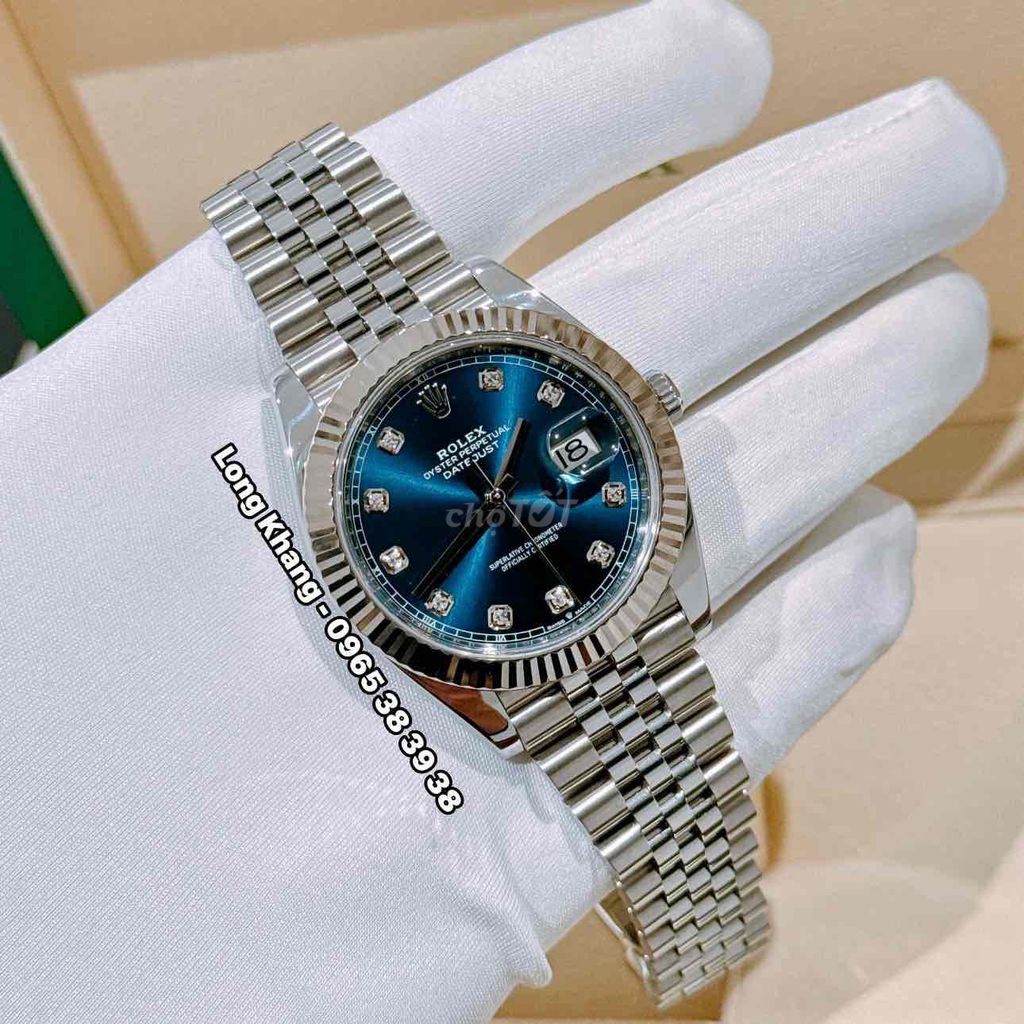 Đồng hồ rolex datejust 126334 blue diamonds