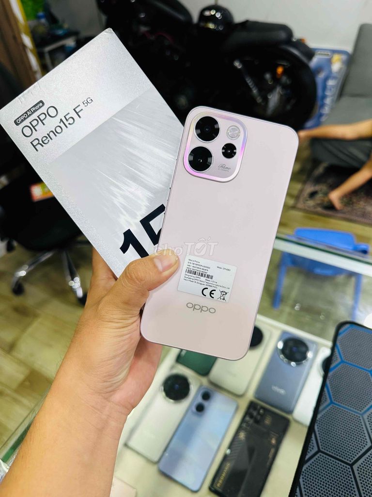 OPPO Reno 15F 5G 256GB Hồng Như mới. Mua bán Điện thoại tại Thành phố Tây Ninh Tây Ninh được đăng bởi Công Minh Mobile hình 1