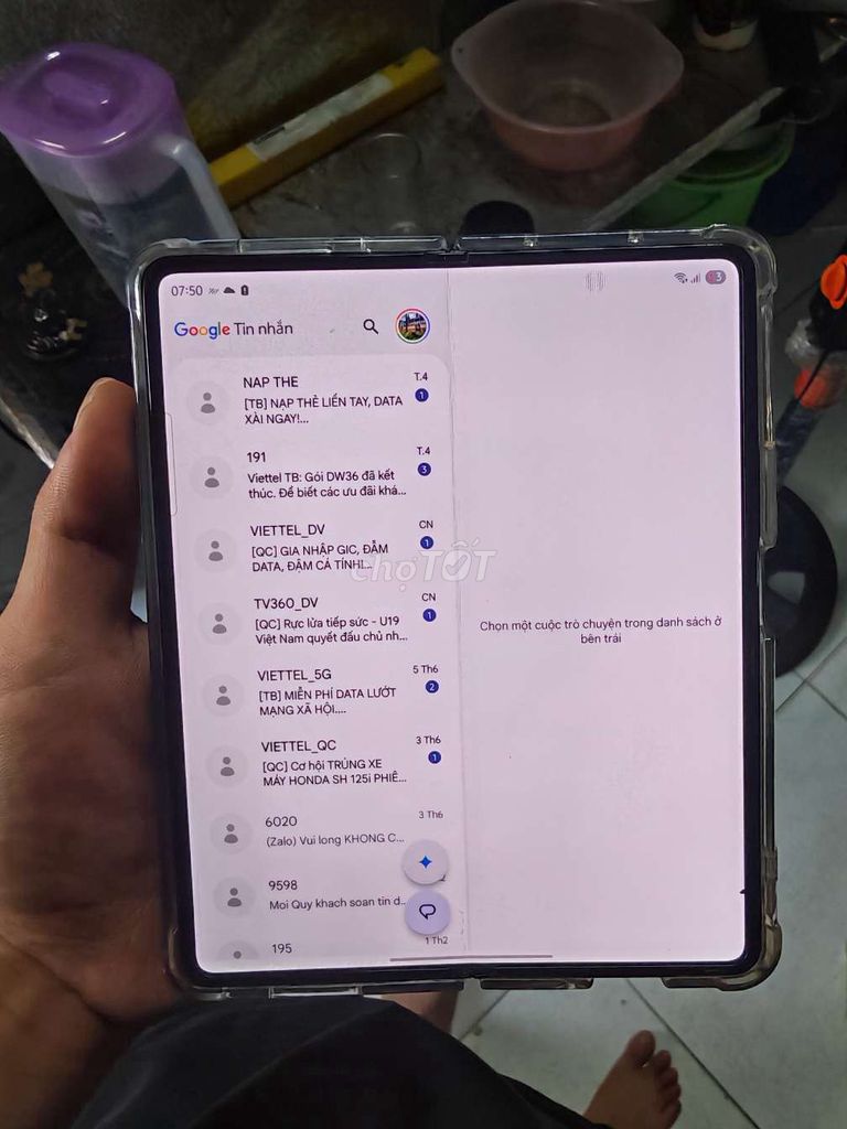 Samsung Z Fold3 256GB Sọc, chấm kim. Mua bán Điện thoại tại Thành phố Thuận An Bình Dương được đăng bởi quang hình 1