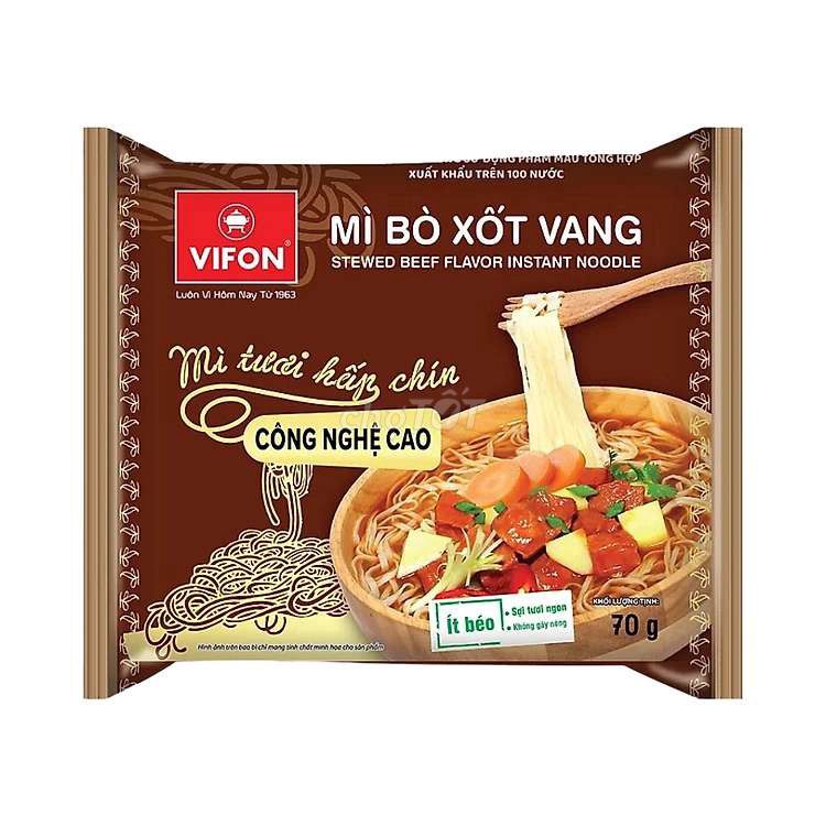 Mì ăn liền VIFON Bò xốt vang 70g. Mua bán Đồ ăn, thực phẩm và các loại khác tại Quận 10 Tp Hồ Chí Minh được đăng bởi Tấn Lực hình 1