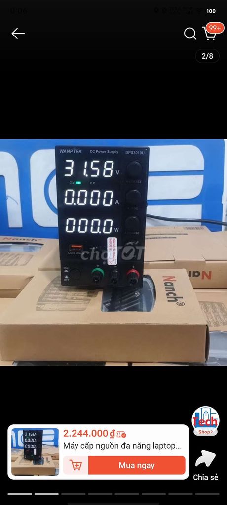 Bộ nguồn DC WANPTEK DPS3010U. Mua bán Đồ chuyên dụng, Giống nuôi trồng tại Thị xã Sơn Tây Hà Nội được đăng bởi Hoa Nguyen hình 1