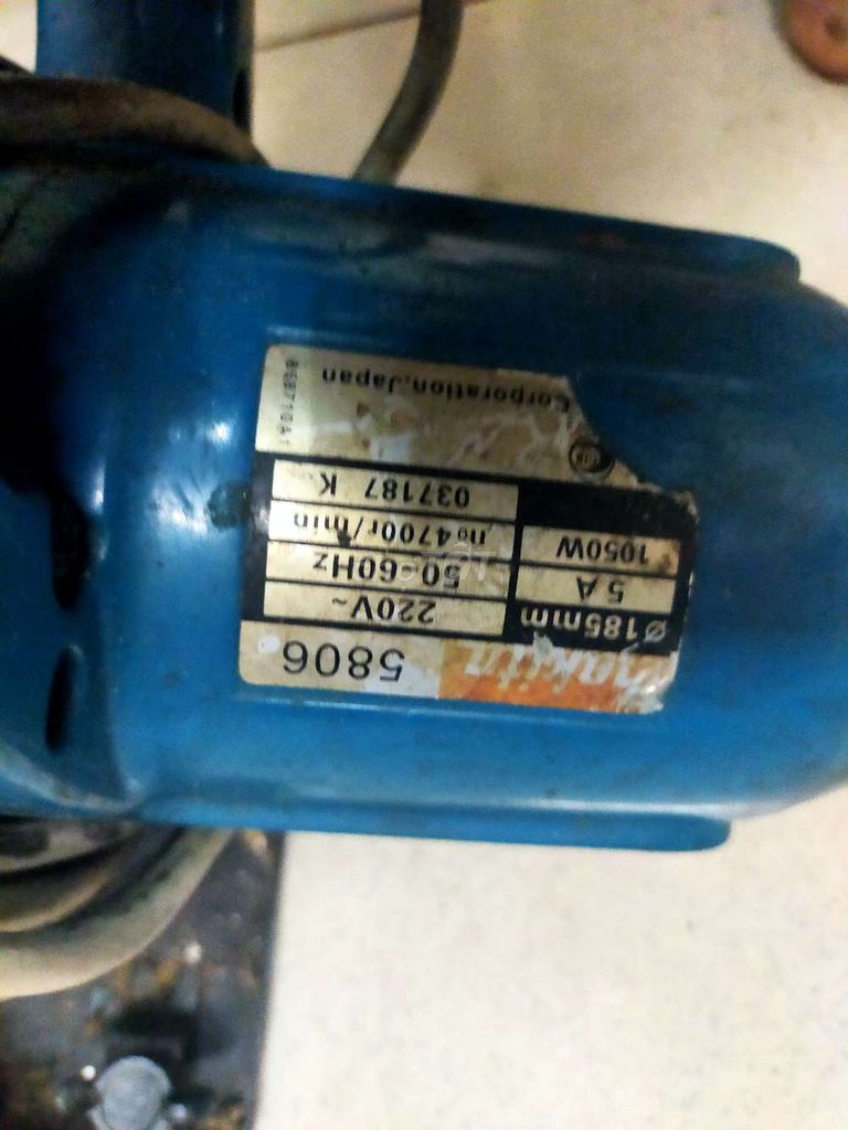 Máy cưa đĩa Makita 5806 Nhật Bản. Mua bán Đồ chuyên dụng, Giống nuôi trồng tại Quận 6 Tp Hồ Chí Minh được đăng bởi hiền hình 1