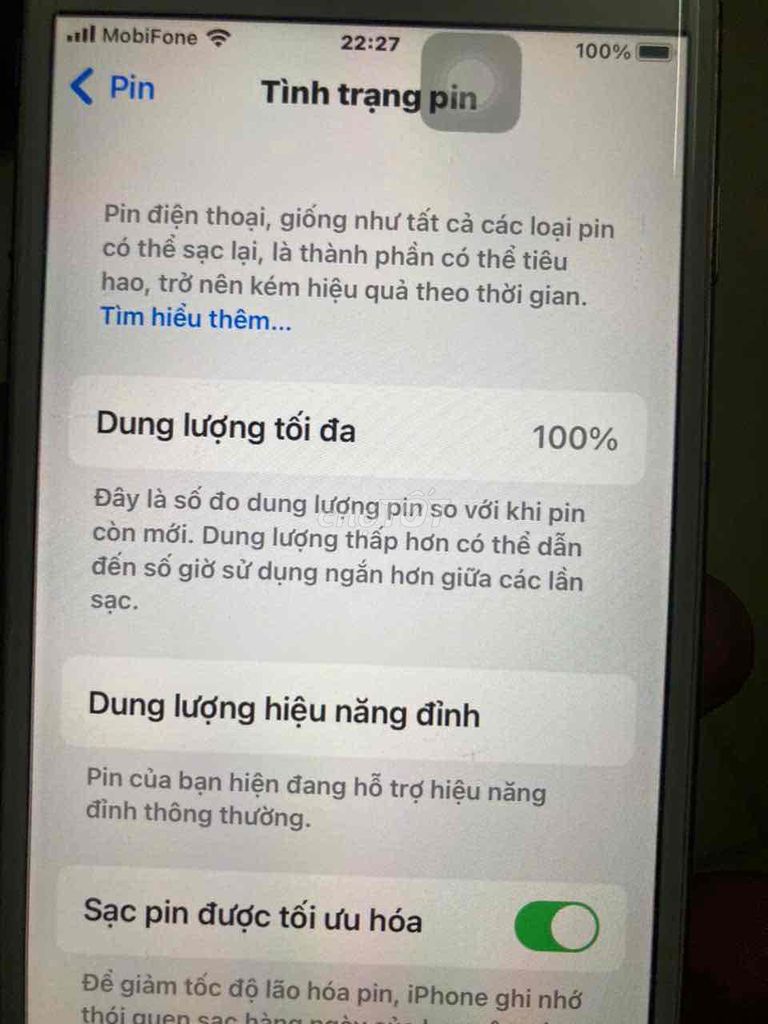 Apple iPhone 7 Vàng hồng pin 100%. Mua bán Điện thoại tại Huyện Hòa Thành Tây Ninh được đăng bởi quoc anh hình 1