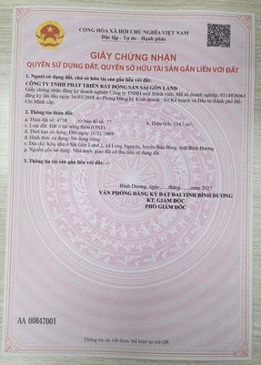 SỞ HỮU BẤT ĐỘNG SẢN VÀNG GIÁ CHỈ 1 TỶ 05. Mua bán đất tại Huyện Bàu Bàng Bình Dương được đăng bởi Đặng Trung Hậu