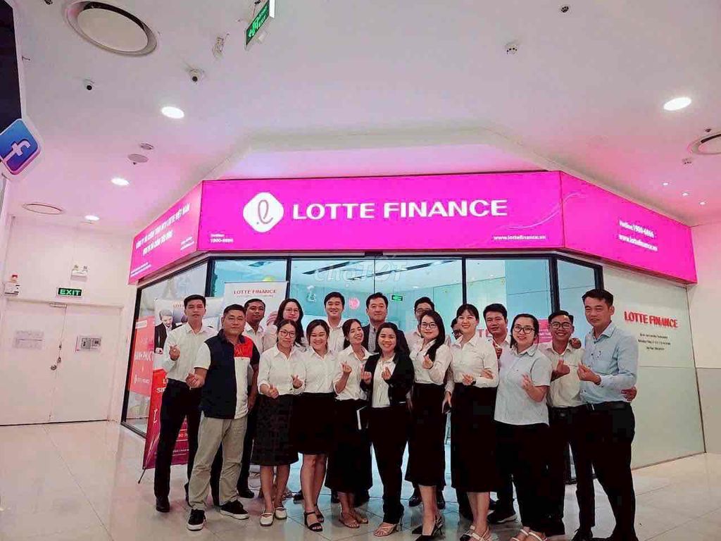 Nhân viên tư vấn Lotte Finance LCB 7tr+HH =12-20tr