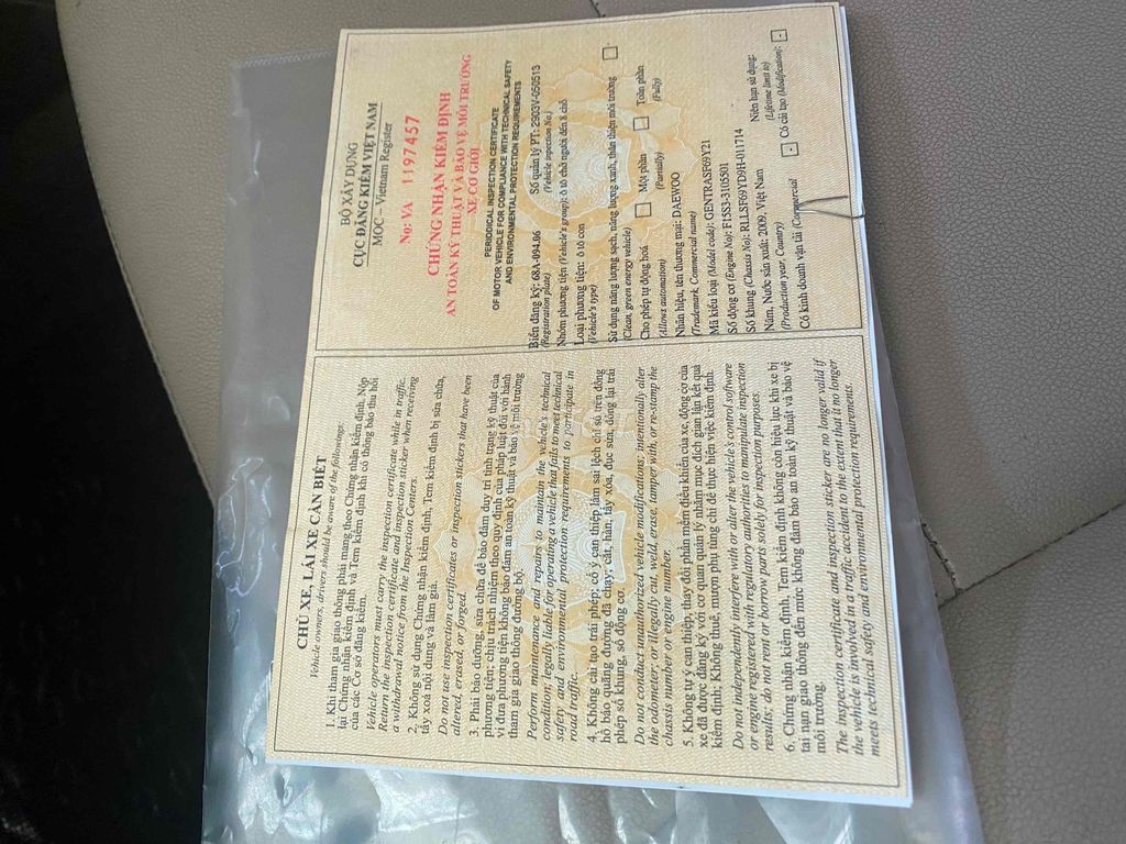 Daewoo Gentra 2009. Mua bán Ô tô tại Thành phố Sóc Trăng Sóc Trăng được đăng bởi Thanh Khoa Nguyen hình 7