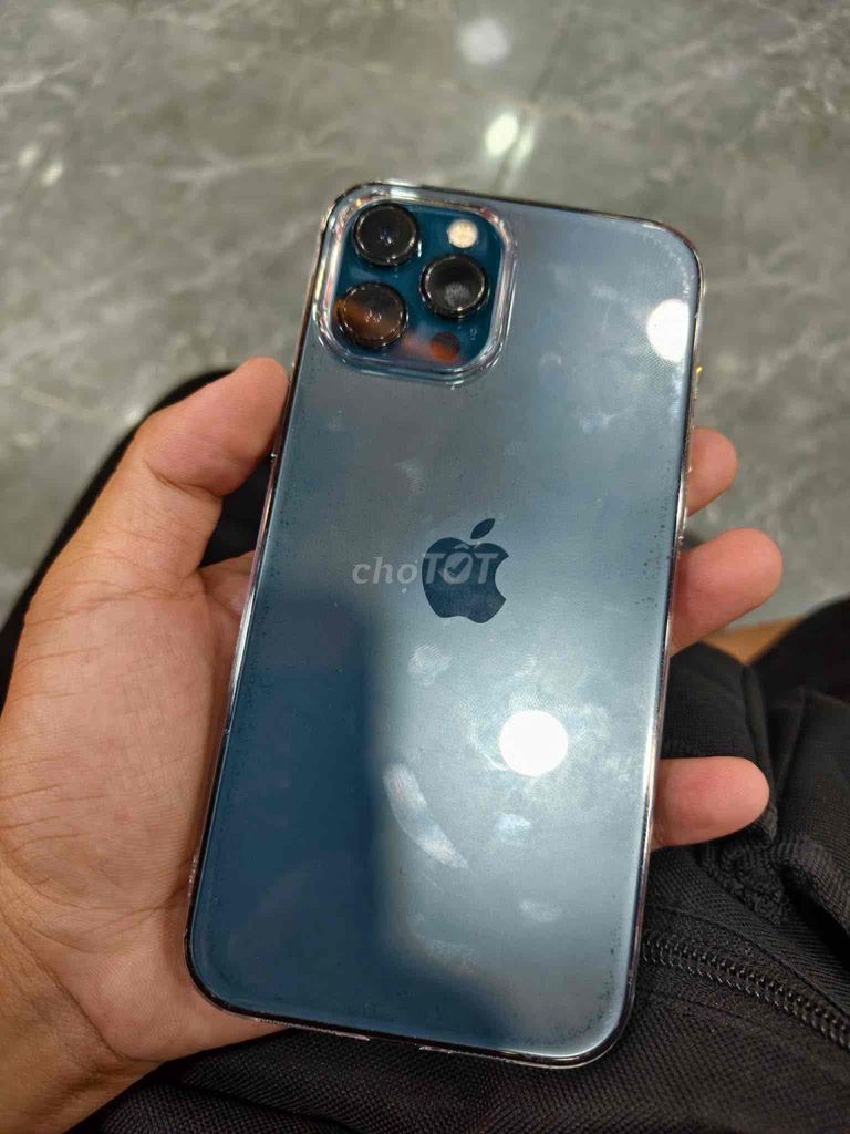 Apple iPhone 12 Pro Max Xanh. Mua bán Điện thoại tại Thành phố Long Xuyên An Giang được đăng bởi Duy Thanh hình 1