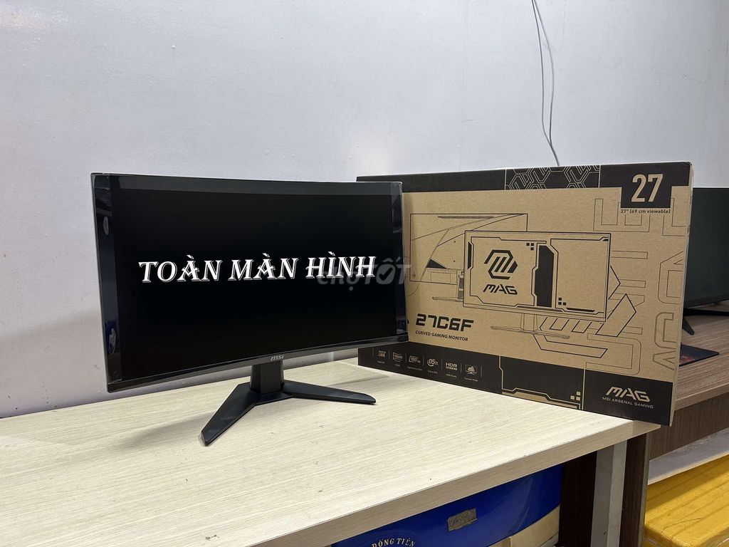 Màn hình cong 27"New chính hãng MSI 180hz