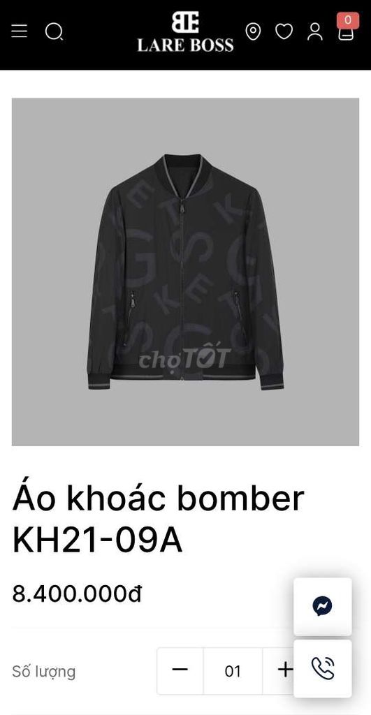 Áo khoác bomber Lareboss