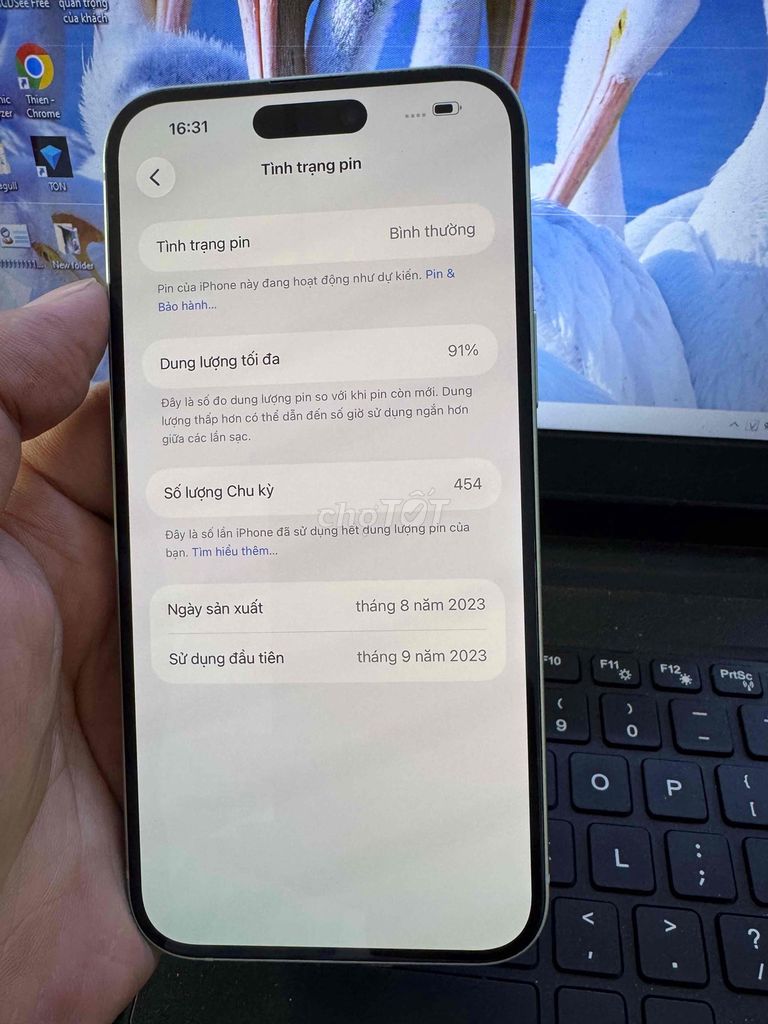 iPhone 15 Plus 128GB Xanh 99%. Mua bán Điện thoại tại Quận 6 Tp Hồ Chí Minh được đăng bởi QUỐC THIÊN BÁN GÓP 0 ĐỒNG  hình 1