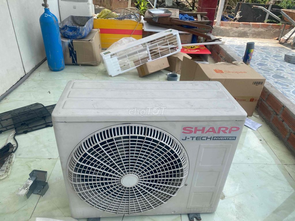 Cục nóng điều hòa Sharp AU-X12XEW. Mua bán Máy lạnh, điều hoà tại Huyện Nhà Bè Tp Hồ Chí Minh được đăng bởi minh tùng hình 1