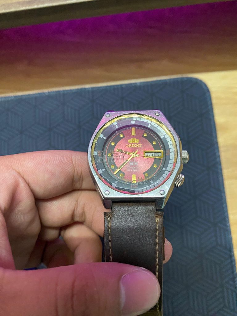 Orient sk mặt lửa người nhái bao cấp 1980s. Mua bán Đồng hồ tại Huyện Thanh Trì Hà Nội được đăng bởi long đỗ hình 1
