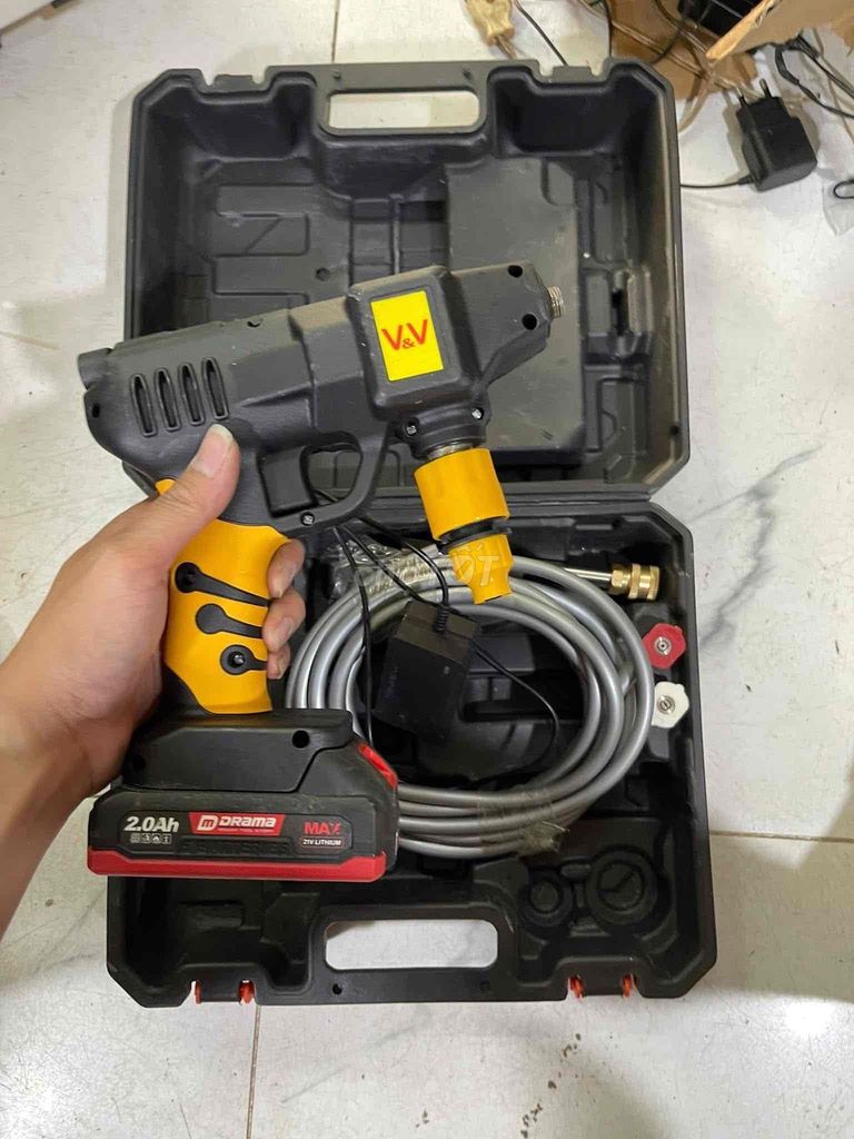 Máy rửa xe Pin Nhôm đúc đủ bộ. Mua bán Đồ chuyên dụng, Giống nuôi trồng tại Quận Hà Đông Hà Nội được đăng bởi hương hình 1