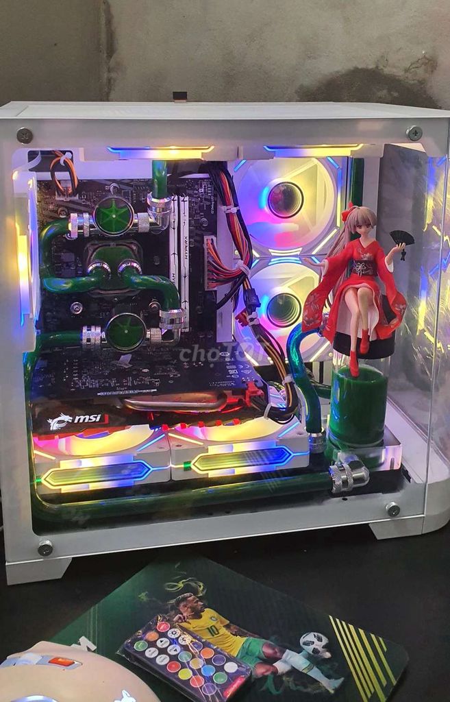 Pc custom 2 tản nước.