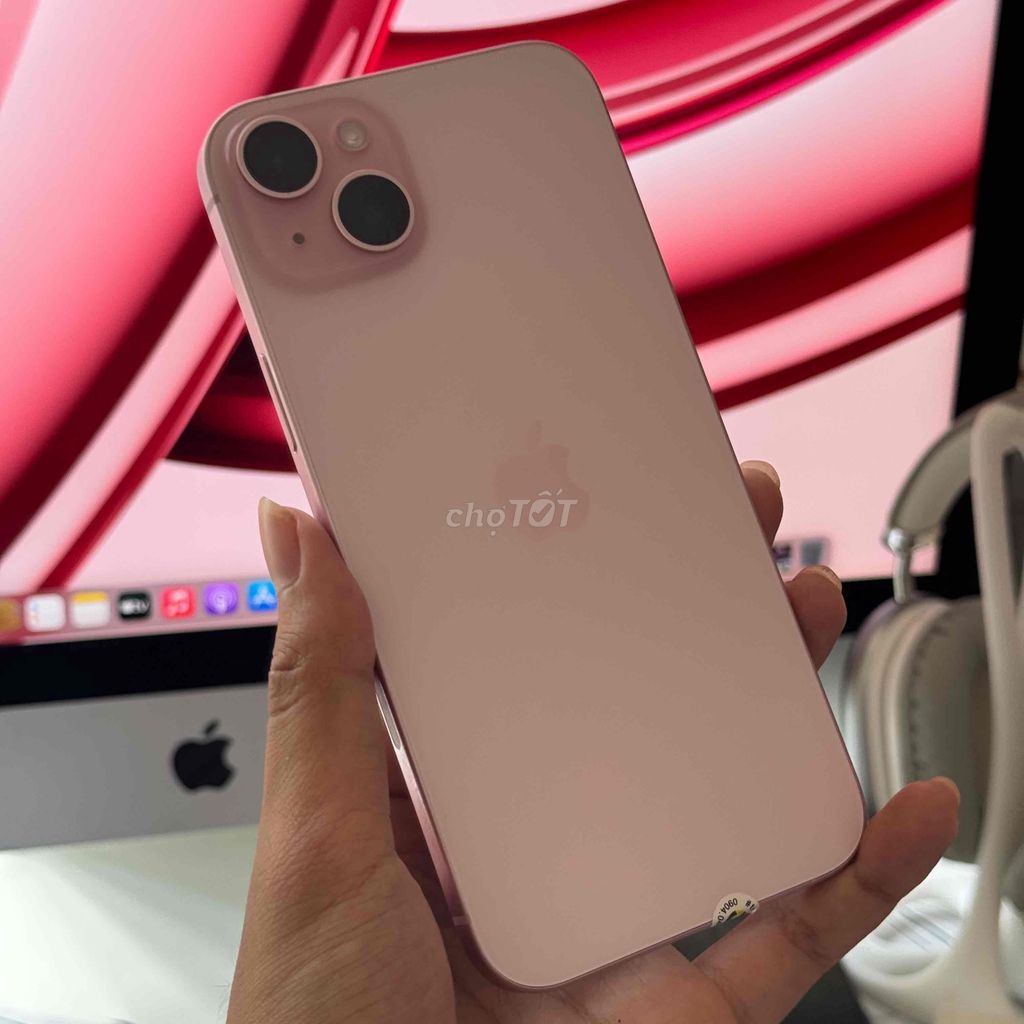 Iphone 15 Plus Hồng 128GB | 0 Lần Sạc Pin 100