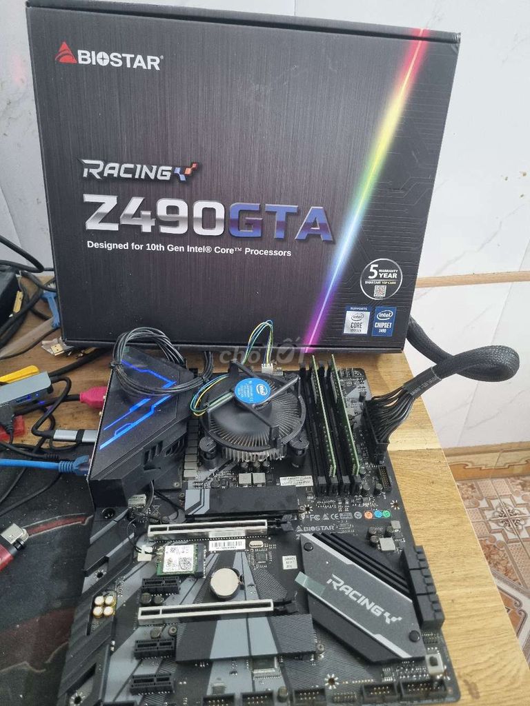 Bo mạch chủ Biostar Z490 GTA wifi. Mua bán Linh kiện (RAM, Card...) tại Huyện Hưng Hà Thái Bình được đăng bởi Dũng X1 hình 1
