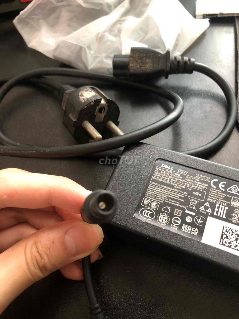 Sạc laptop Dell 90W chân kim to cũ. Mua bán Phụ kiện (Màn hình, Chuột...) tại Huyện Việt Yên Bắc Giang được đăng bởi Anh Đồng NÁt hình 1