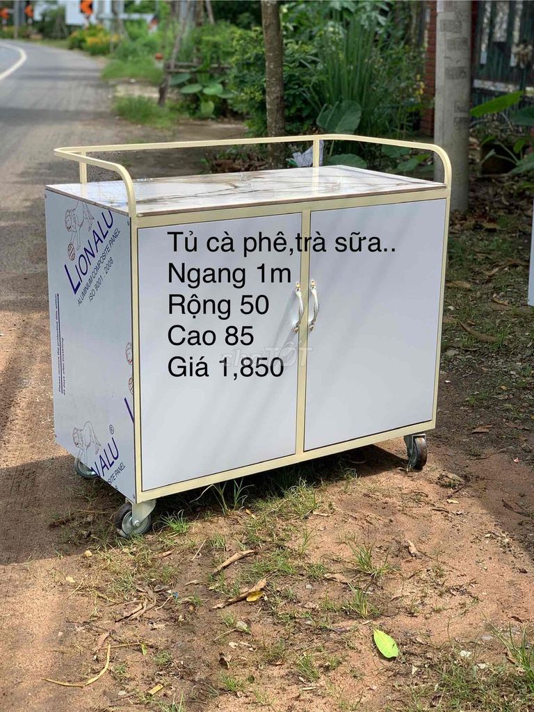 *Tủ cà phê,trà sữa,trà chanh..ngang 1m,rộng 50,cao. Mua bán Tủ, kệ gia đình tại Huyện Xuyên Mộc Bà Rịa - Vũng Tàu được đăng bởi Trung hình 1