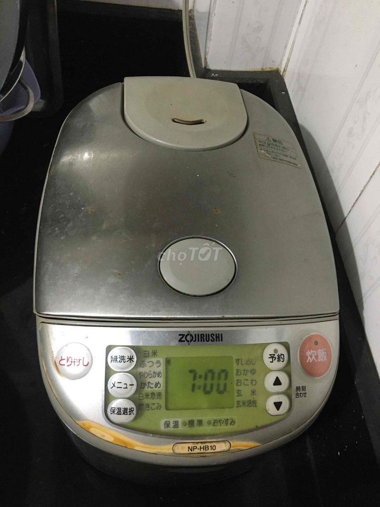 Nồi cơm điện Zojirushi NP-HB10 1 lít Xám. Mua bán Bếp, lò, đồ điện nhà bếp tại Quận Bắc Từ Liêm Hà Nội được đăng bởi Phương Trần hình 1