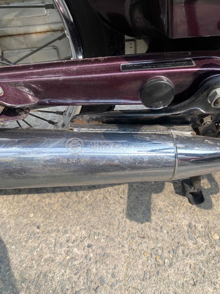 Honda Dream Thái 1997 Nâu đỏ. Mua bán Xe máy tại Huyện Hóc Môn Tp Hồ Chí Minh được đăng bởi xe máy Tùng Liên  hình 10