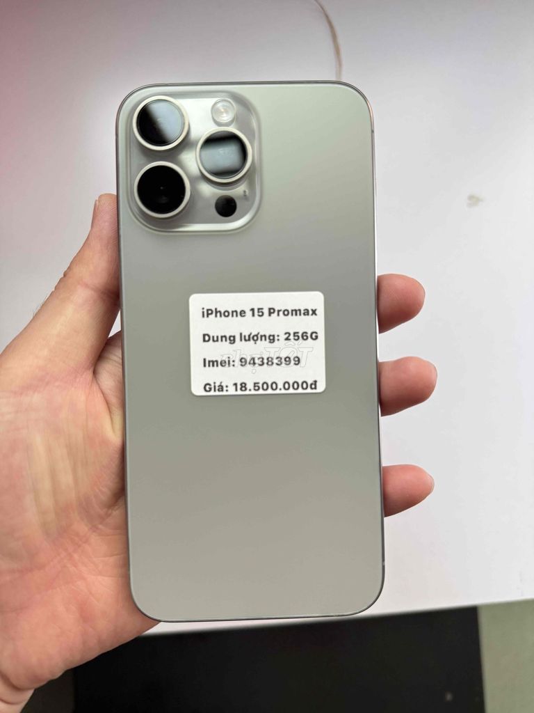 iPhone 15 Pro Max 256GB natu VN/A đẹp keng. Mua bán Điện thoại tại Thành phố Buôn Ma Thuột Đắk Lắk được đăng bởi Nguyễn Hoàng hình 1