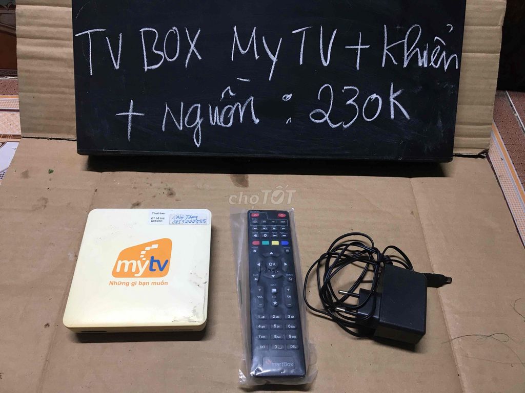 TV Box MyTV Trắng kèm phụ kiện. Mua bán Phụ kiện (Màn hình, Chuột...) tại Thị xã Duy Tiên Hà Nam được đăng bởi hinh dieu linh hình 1